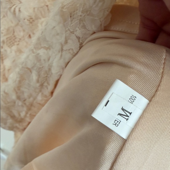 Chic Cream Lace Mini Dress - Picture 2 of 8